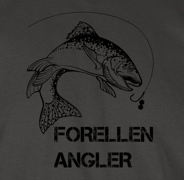 Shirtracer T-Shirt Forellenangler - schwarz Angler Geschenke