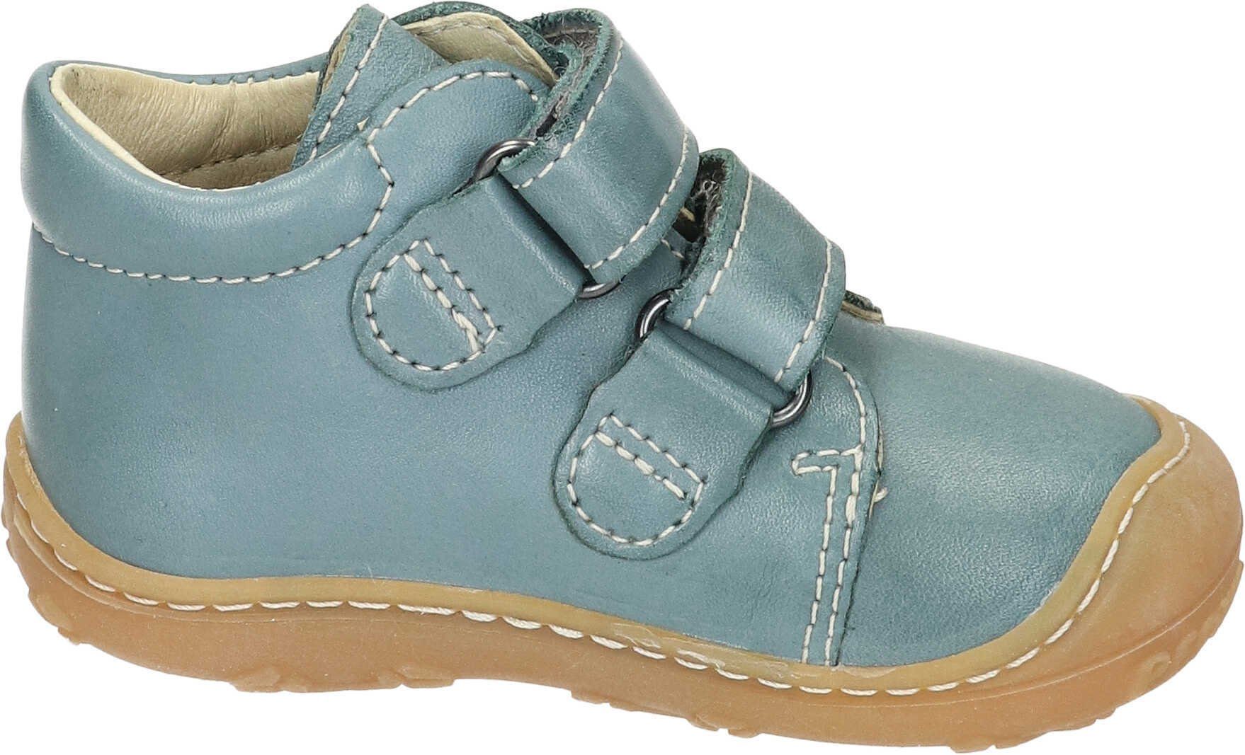 Klettschuhe Ricosta Klettschuh Pepino aus Leder hellblau echtem