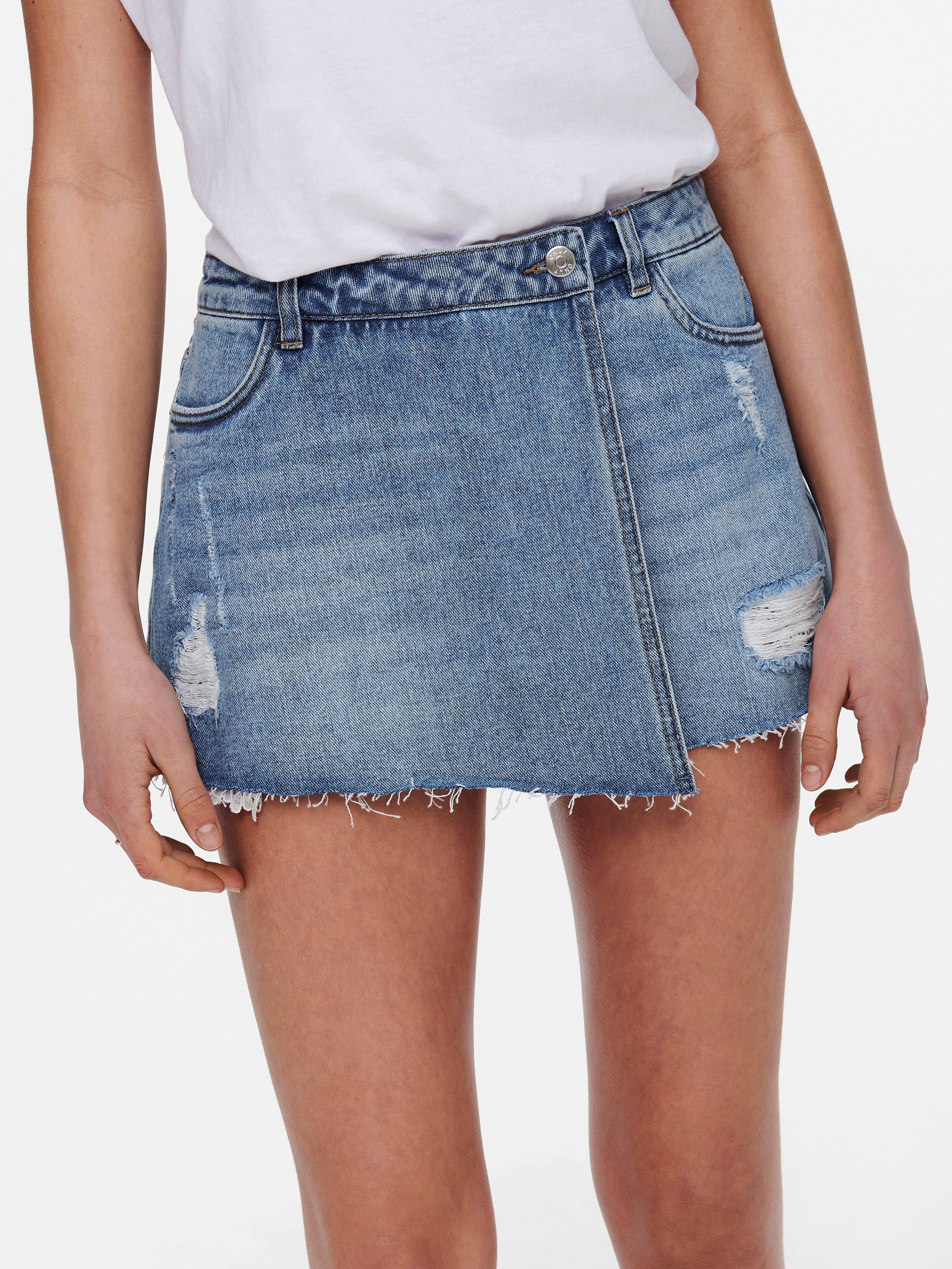 ONLY Jeansrock ONLTEXAS REG DNM SKORT günstig online kaufen