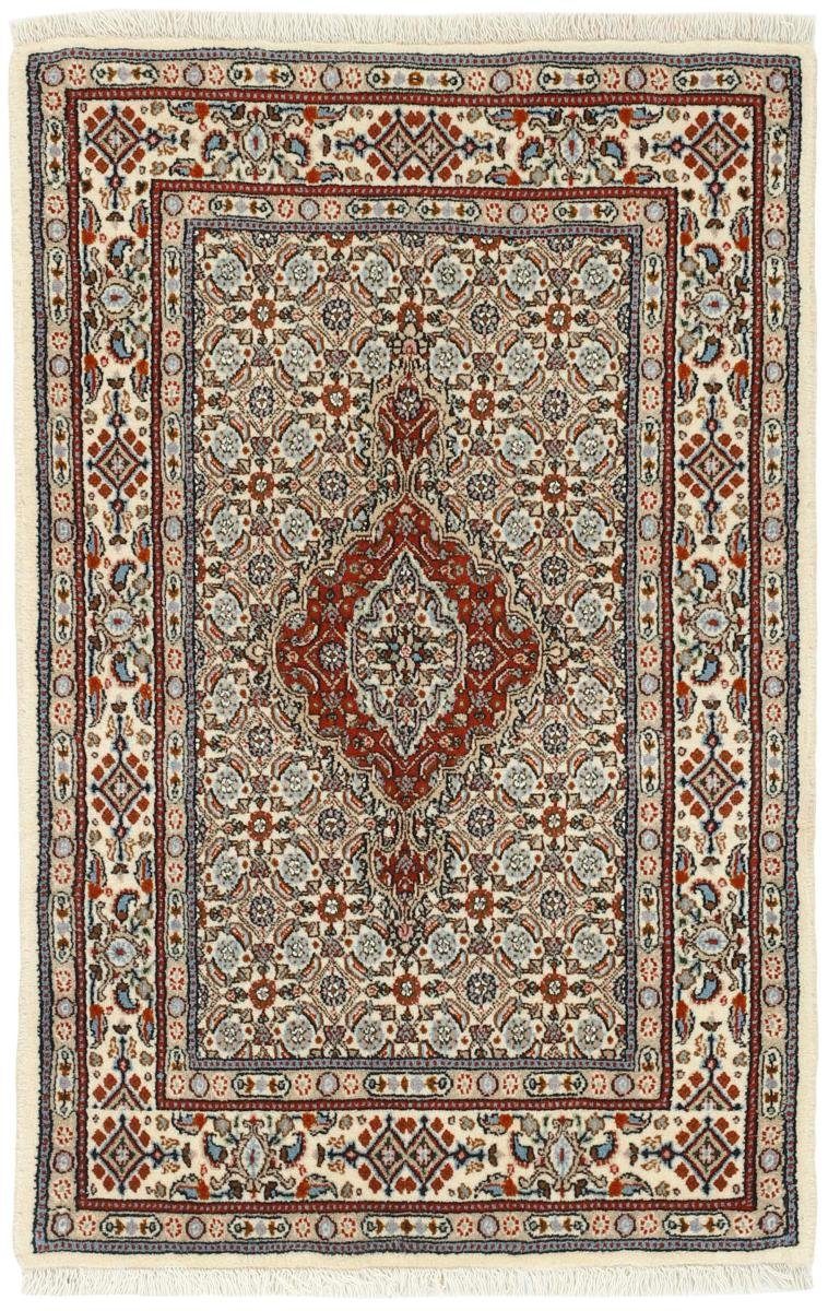 Orientteppich Moud Mahi 77x121 Handgeknüpfter Orientteppich / Perserteppich, Nain Trading, rechteckig, Höhe: 12 mm