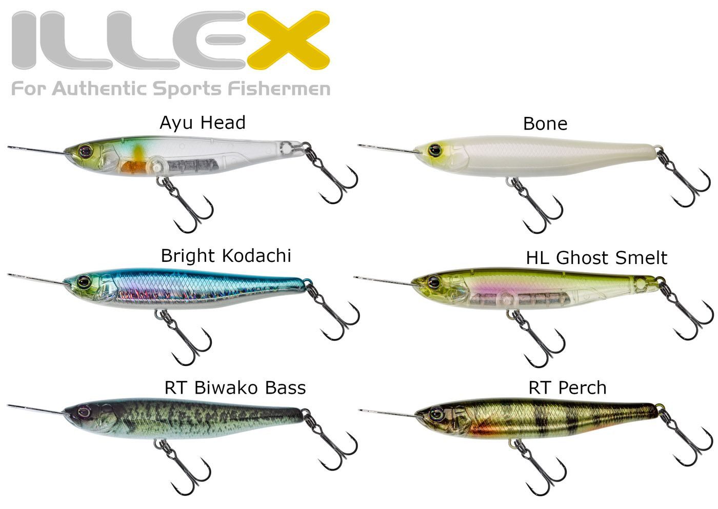 Illex Kunstköder Illex RISER BAIT 7cm 8g Wobbler Oberflächenköder