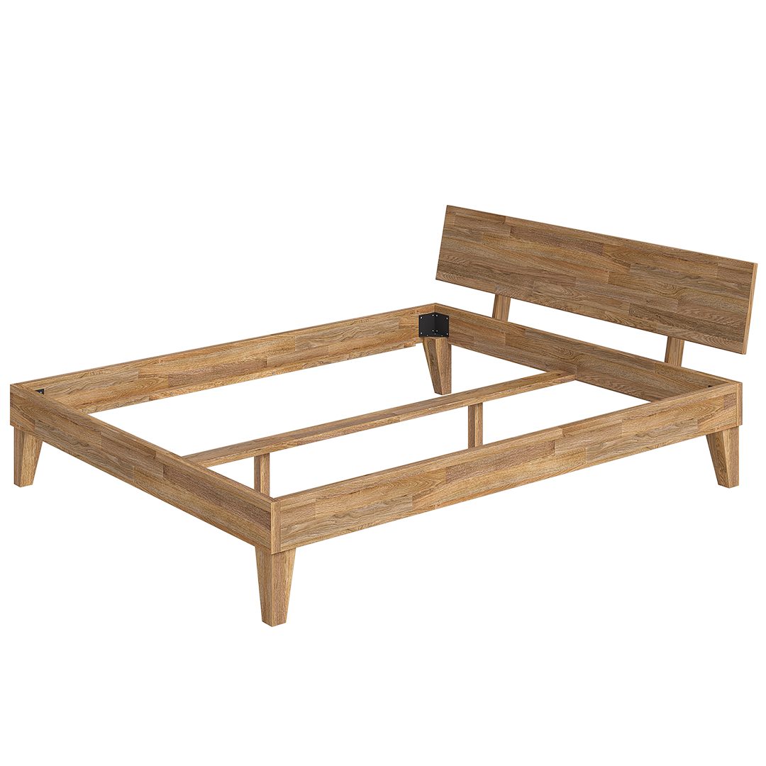 skølm Massivholzbett Asgard aus Eiche (geölt), Holzbett verfügbar in 120/14 günstig online kaufen