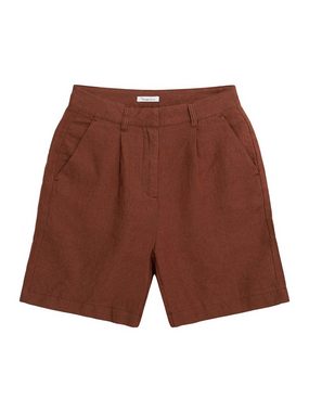 KnowledgeCotton Apparel Shorts POSEY Wide High-Rise Linen Shorts