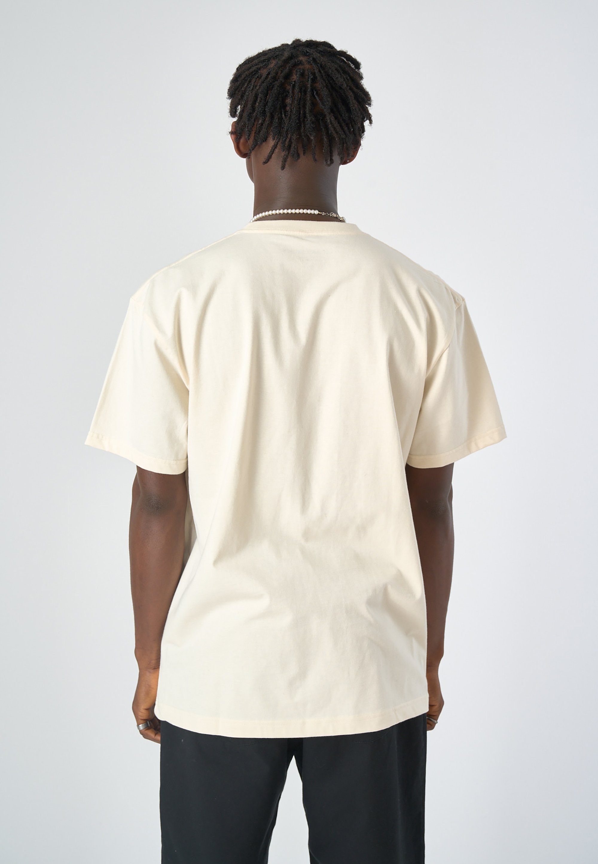 Rückenprint mit großflächigem Vibes T-Shirt Cleptomanicx Good