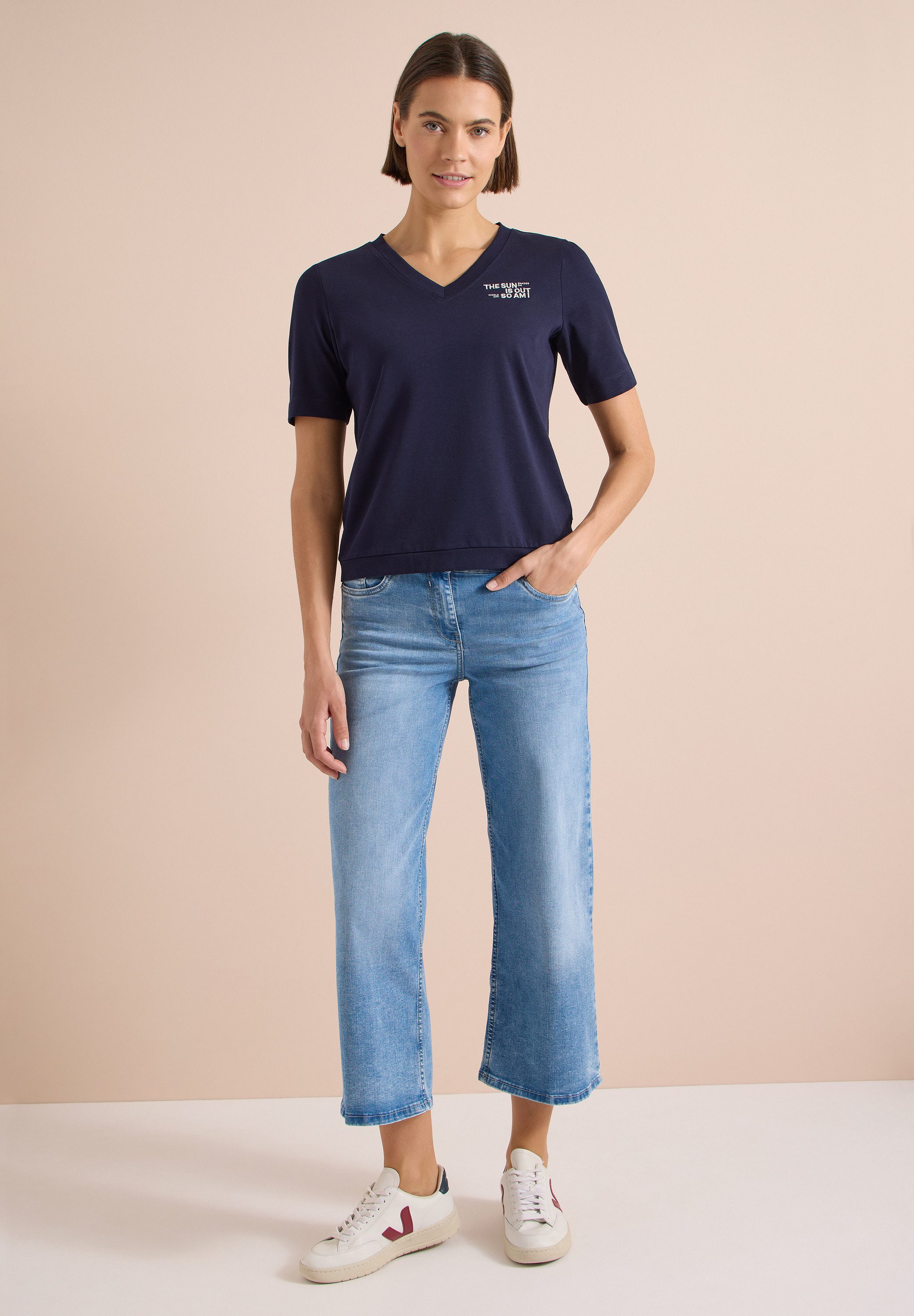CECIL T-Shirt aus reiner Baumwolle – Bild 3 von 5