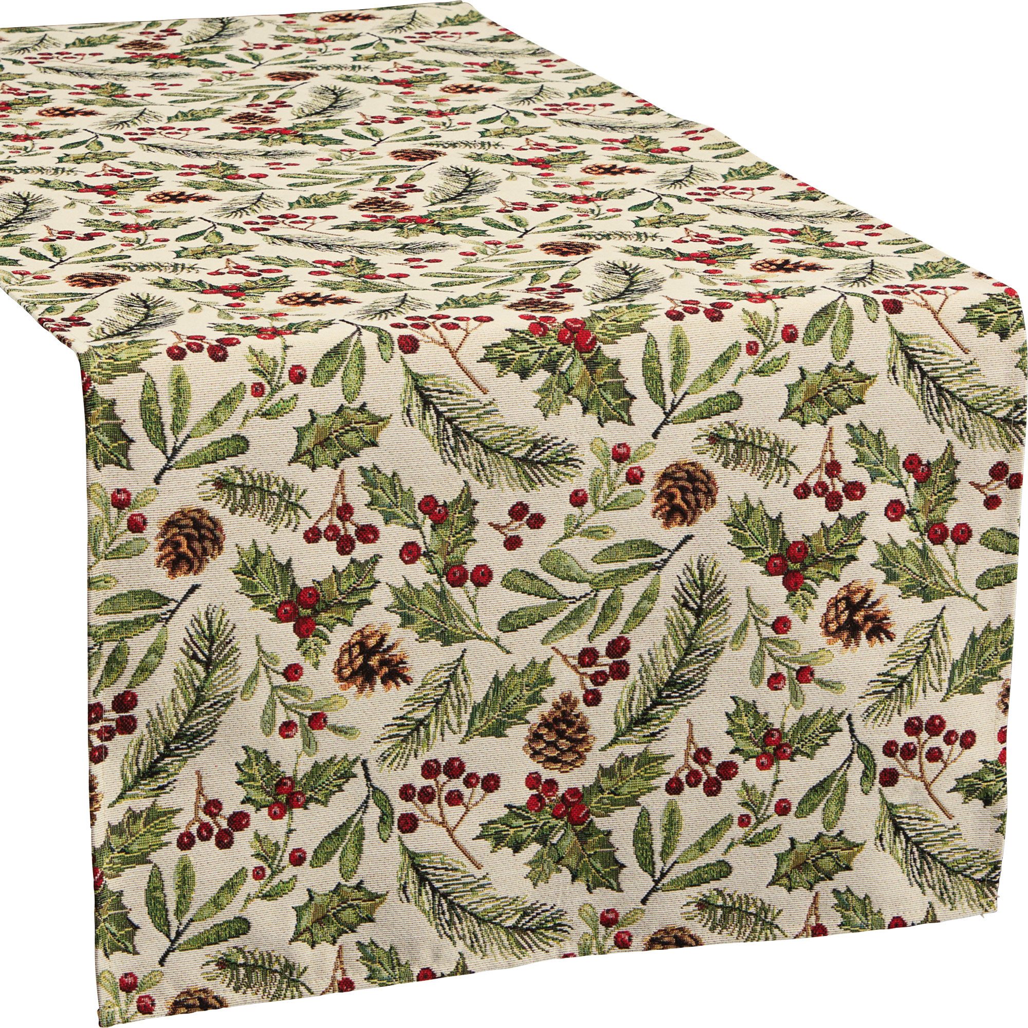 Erwin Müller Tischdecke Tischläufer "Zweige", Gobelin Motiv günstig online kaufen