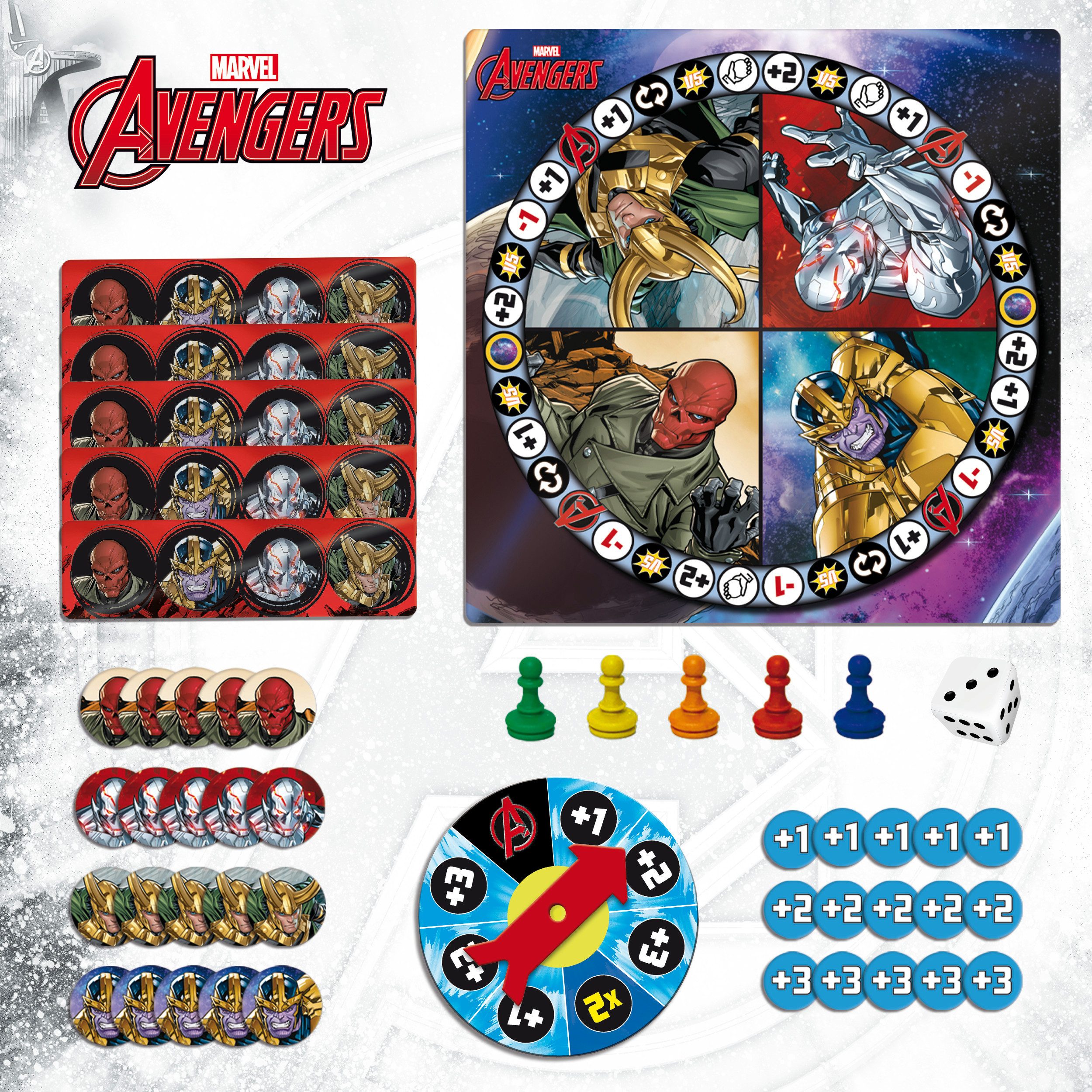 Lisciani Spiel Marvel Avengers Unite Game Thanos Revenge, mehrsprachig