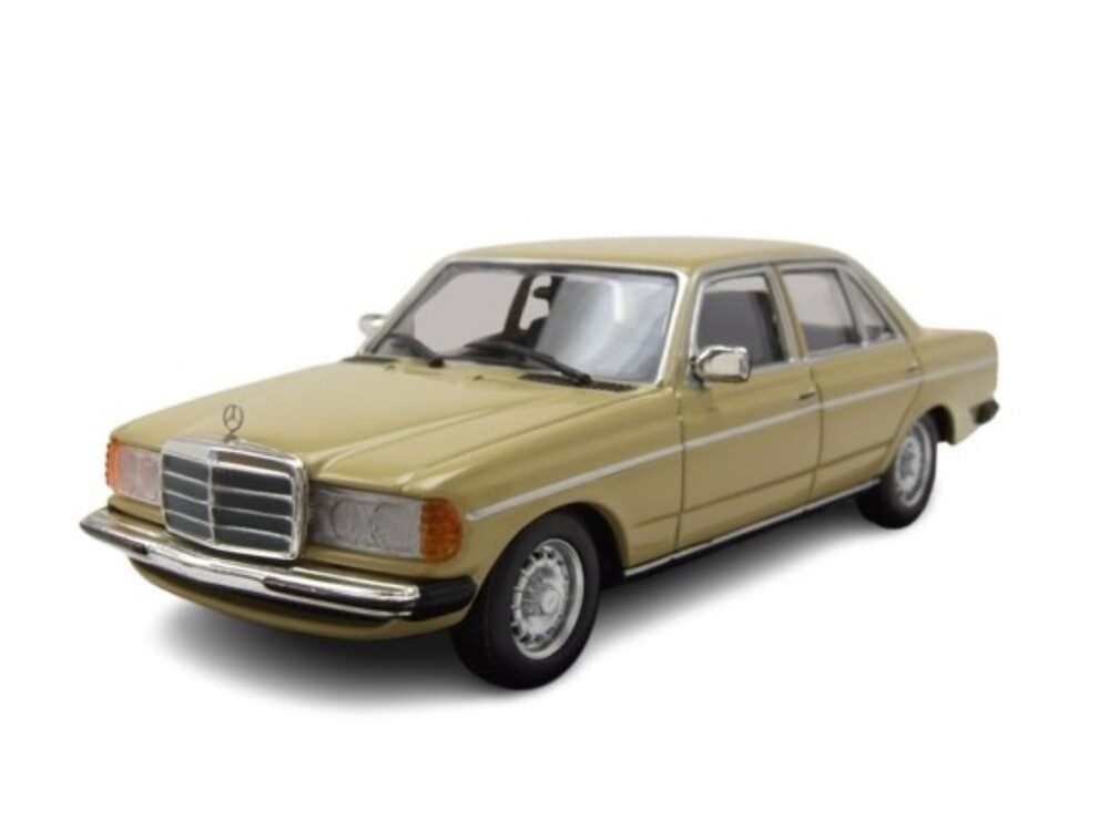 Maxichamps Modellauto Mercedes 230E W123 1982 beige, Maßstab 1:43