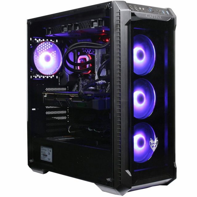 CAPTIVA Advanced Gaming I66-110 Gaming-PC (Intel Core i5 12600KF, GeForce® RTX™ 3060 Ti 8GB, 16 GB RAM, 2000 GB SSD, Wasserkühlung)