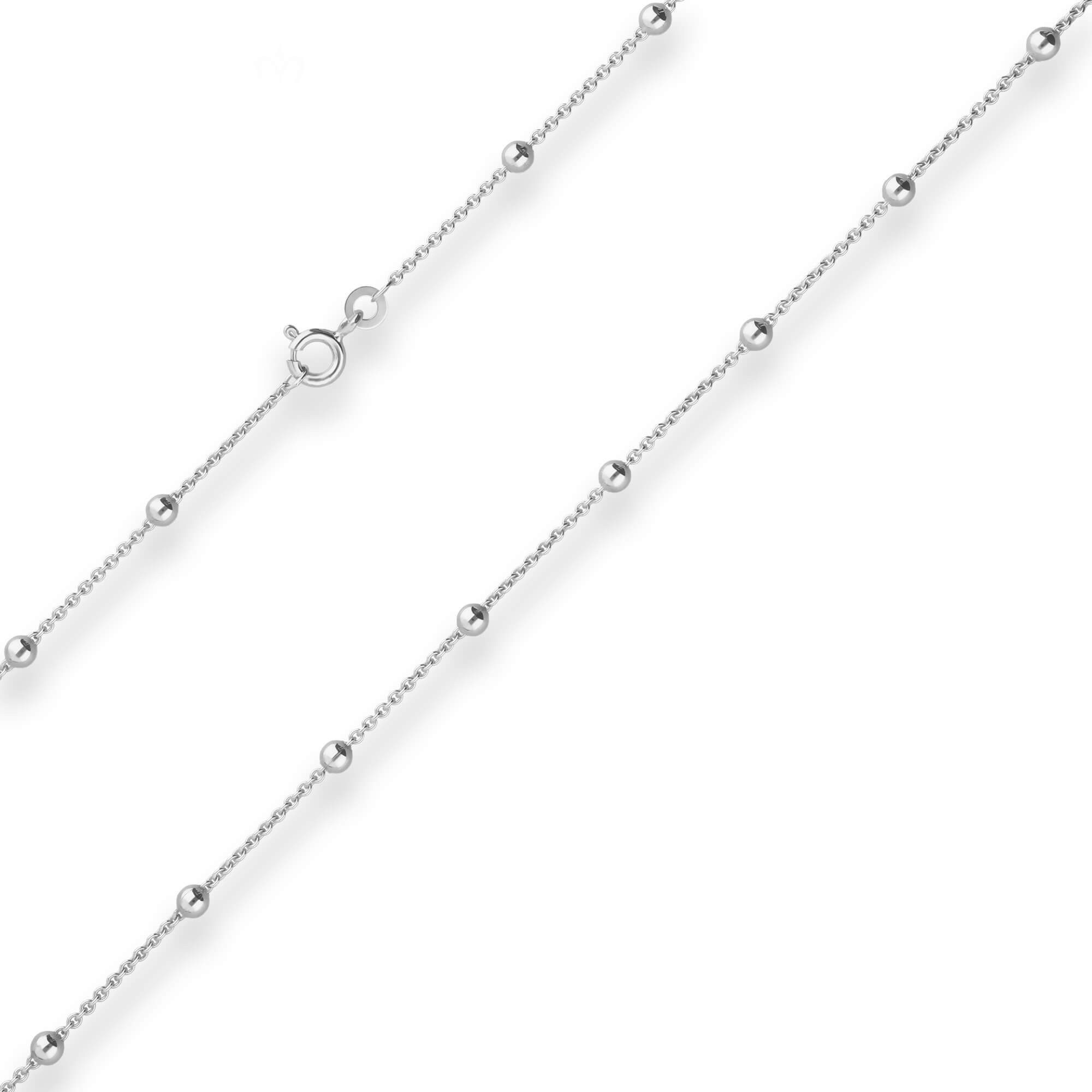 Schmuck Krone Silberkette 1,3mm Rund-Ankerkette Kügelchen aus 925 Silber 50 günstig online kaufen