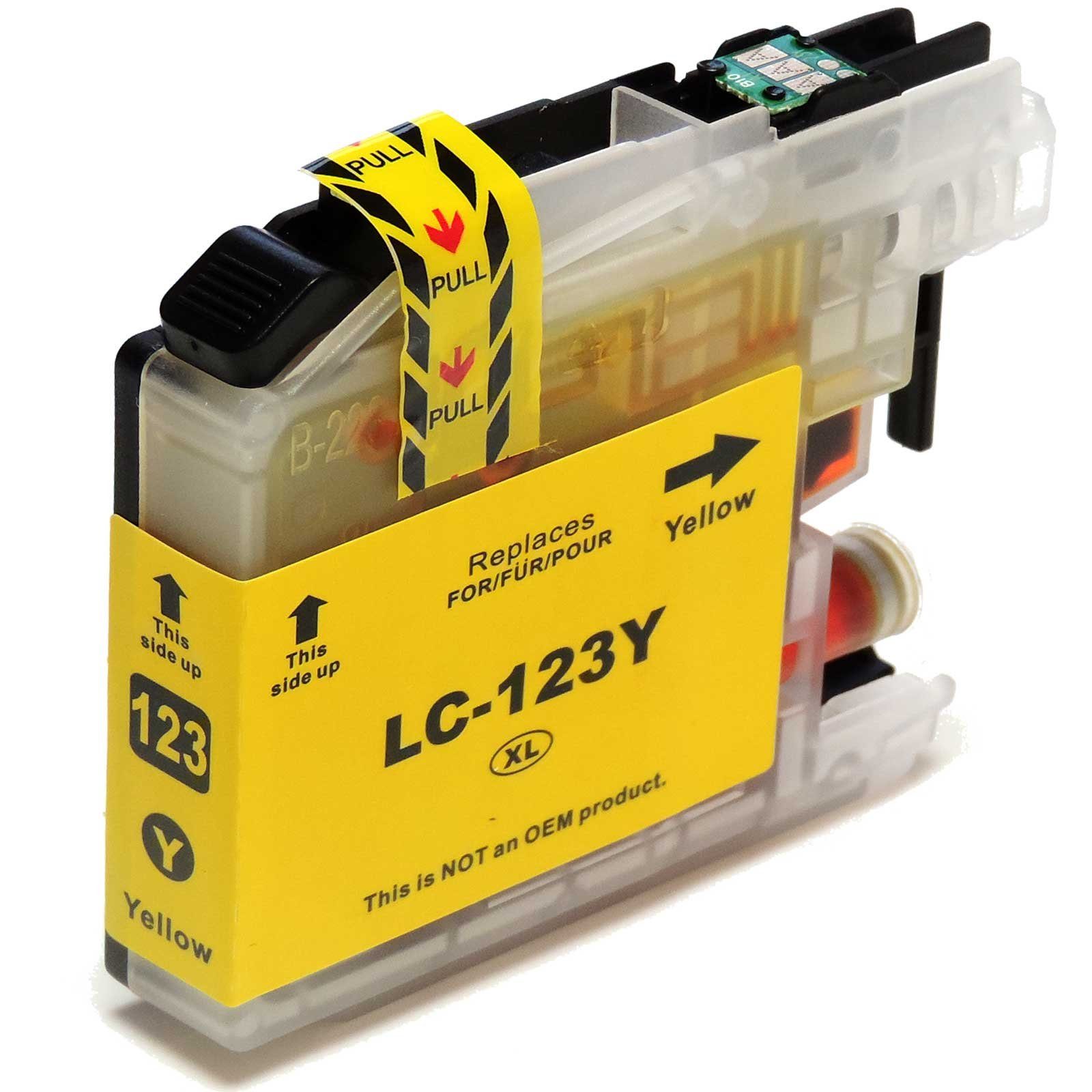 Kompatibel Brother LC-123 XL Gelb Tintenpatrone (DW)