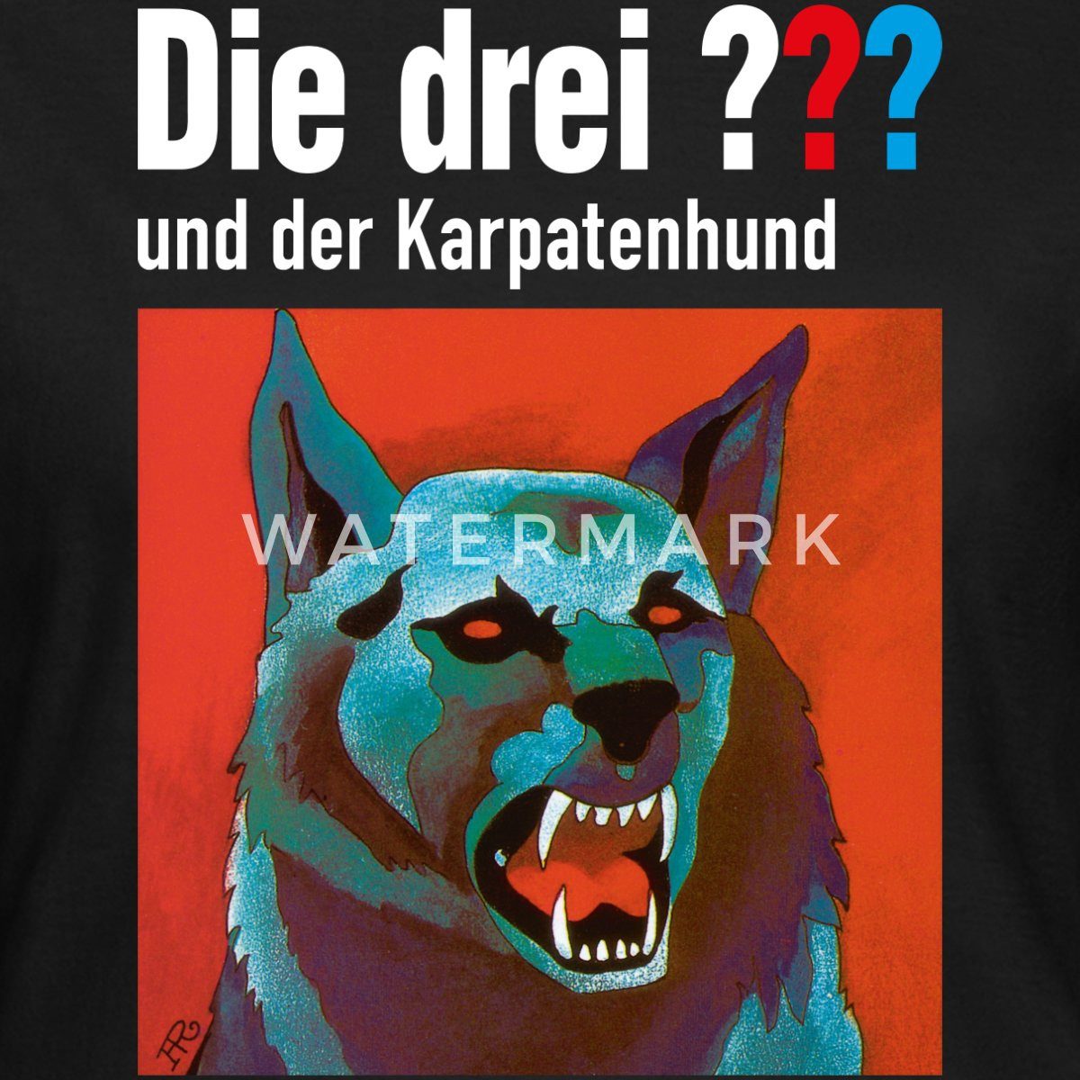 T-Shirt Die Drei Fragezeichen Und Der Karpatenhund Frauen T-Shirt