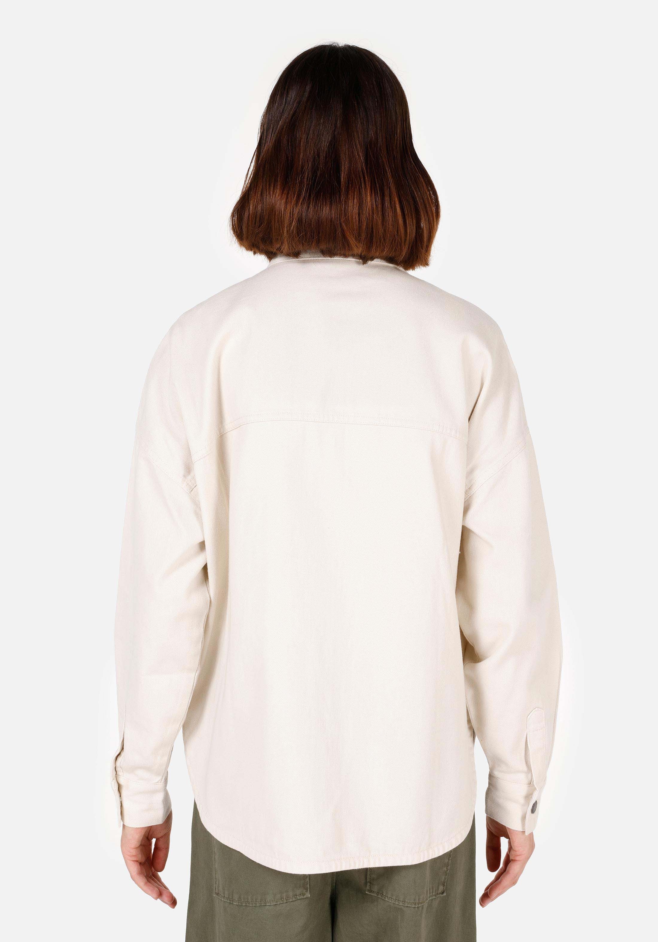 Colins T-Shirt Colins Relax Fit Shirt Neck Damen Roll-Up Shirt