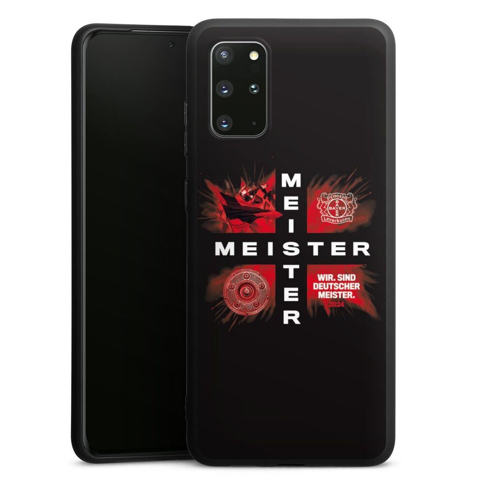 DeinDesign Handyhülle Bayer 04 Leverkusen Meister Offizielles Lizenzprodukt, Samsung Galaxy S20 Plus Silikon Hülle Premium Case Handy Schutzhülle