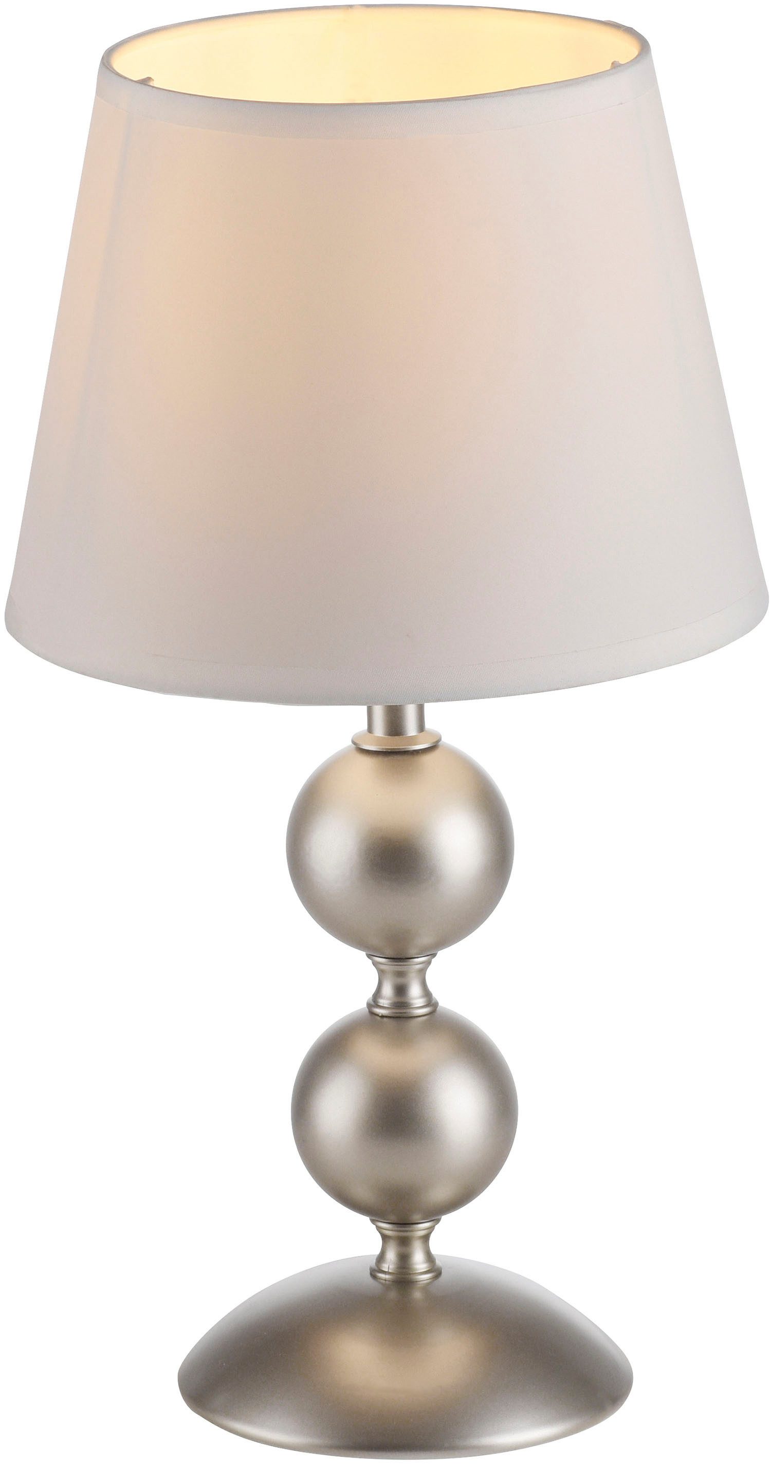 JUST LIGHT Tischleuchte SIENA, Ein-/Ausschalter, Leuchtmittel wechselbar, Warmweiß, Schalter, Schnurschalter, ExklusiveE27