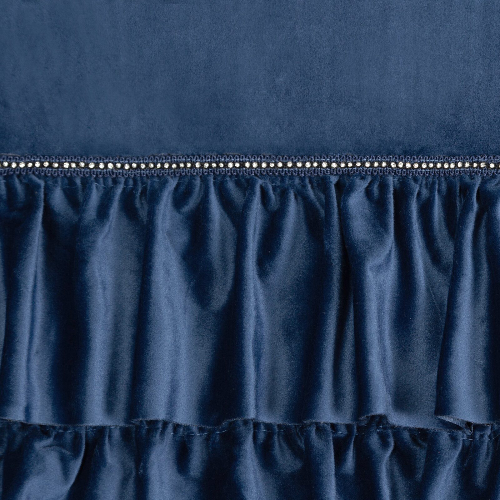 Eurofirany Vorhang Velvet Vorhänge Rüschen 140x250 Wohnzimmer Velours Blick günstig online kaufen