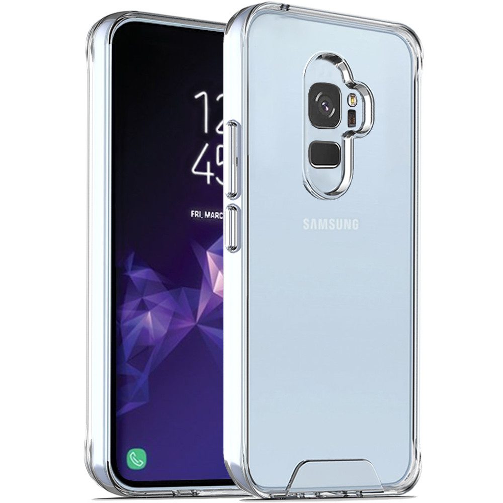 FITSU Handyhülle Transparente Handyhülle für Samsung Galaxy Hülle Slim Case Schutzhülle, Hülle für Samsung Galaxy S24 Ultra, S24, S23, S22, S21, S20, S9, S8