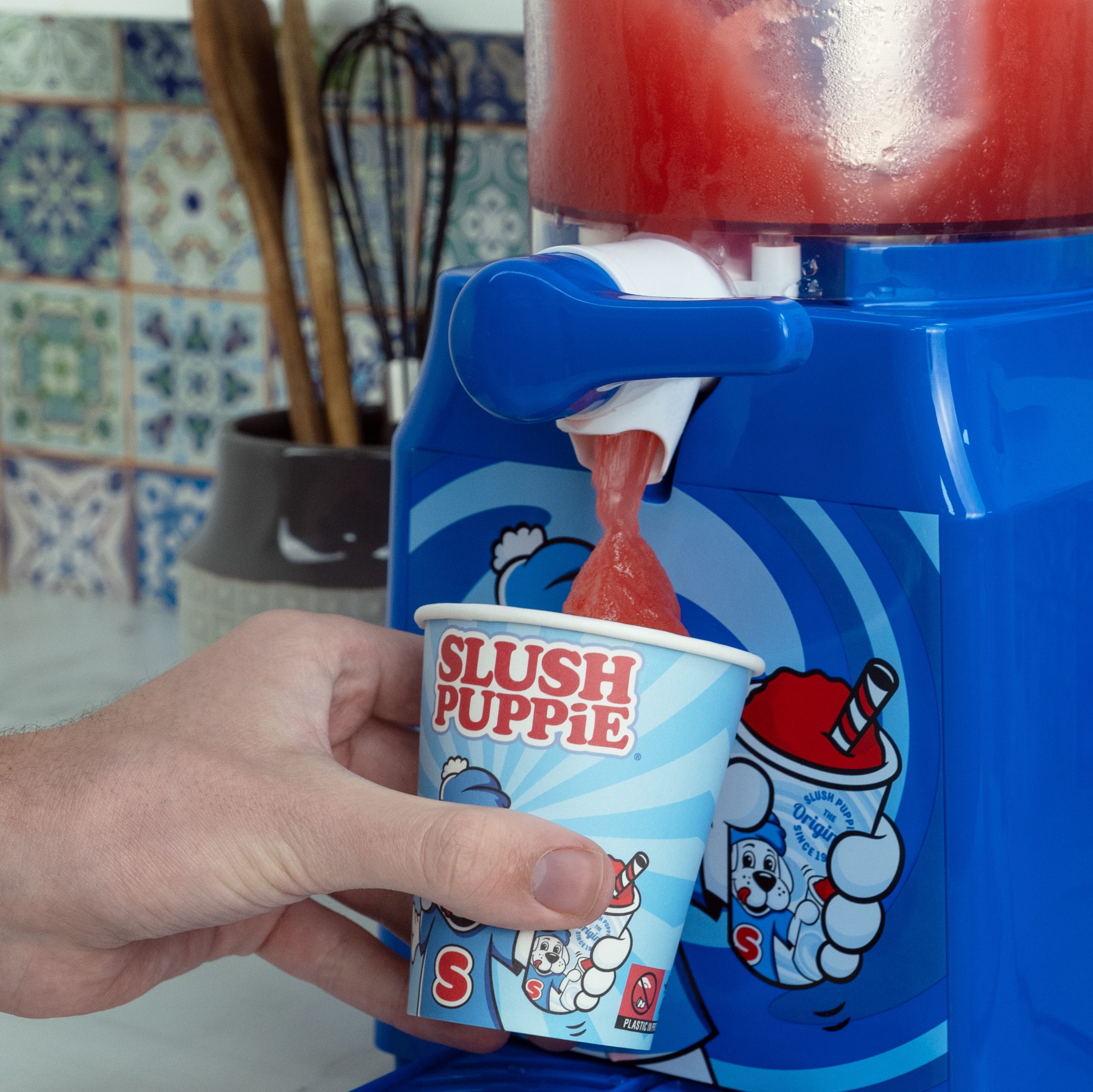 Fizz creations Slush-Eismaschine Slush Puppie Slushie Maker für erfrischende Slushys & Cocktails, 1 l, 20 W – Bild 3 von 5