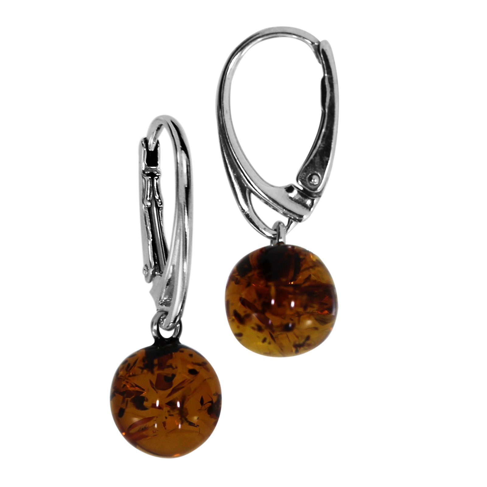 OSTSEE-SCHMUCK Paar Ohrhänger Ostsee-Schmuck Ohrhänger Klassisch 9 mm Ohrhä günstig online kaufen