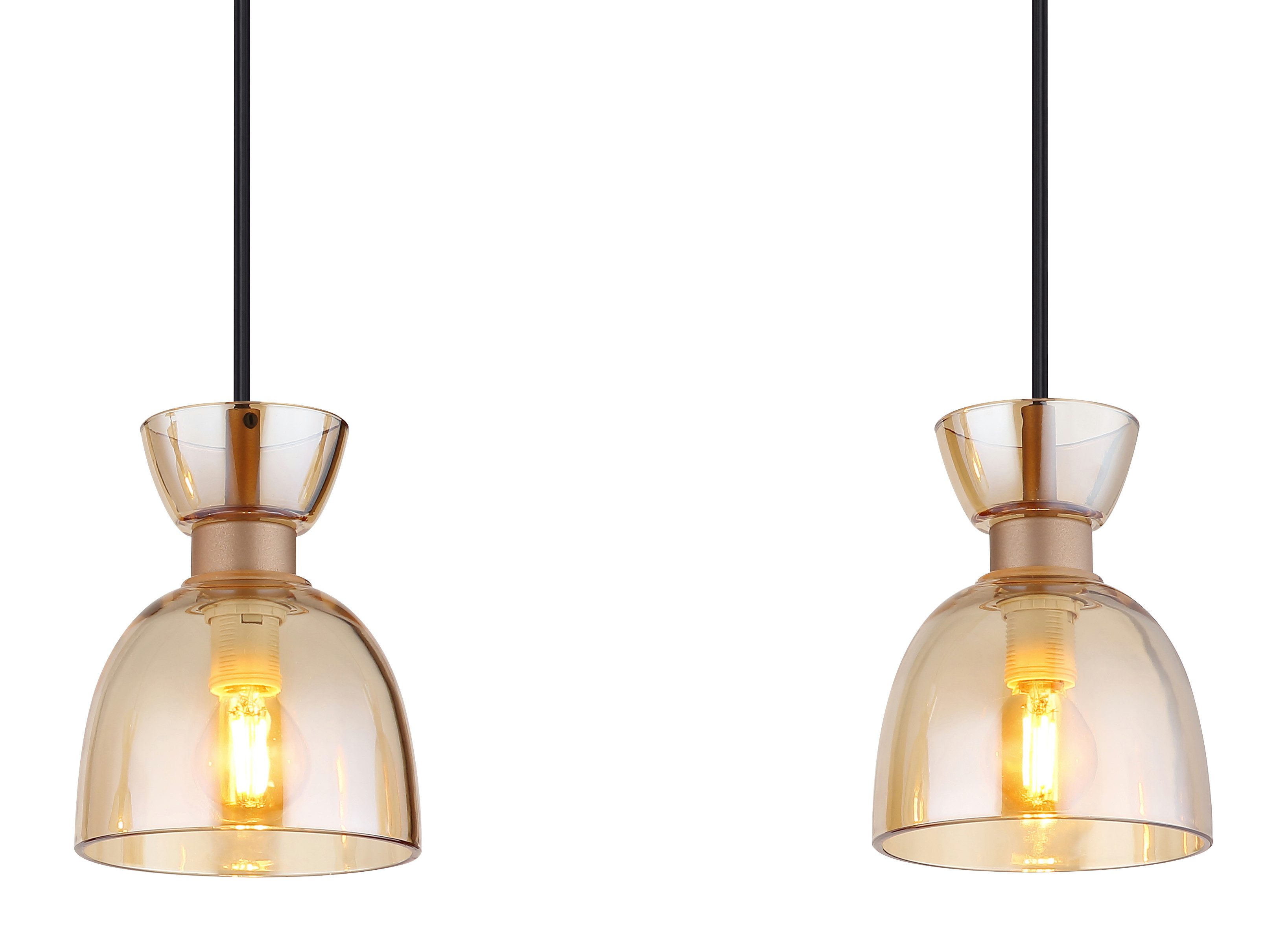 GLOBO LIGHTING Hängeleuchte MASSEY, ohne Leuchtmittel, Hängelampe Esszimmer-Leuchte Esstischleuchte Wohnzimmer