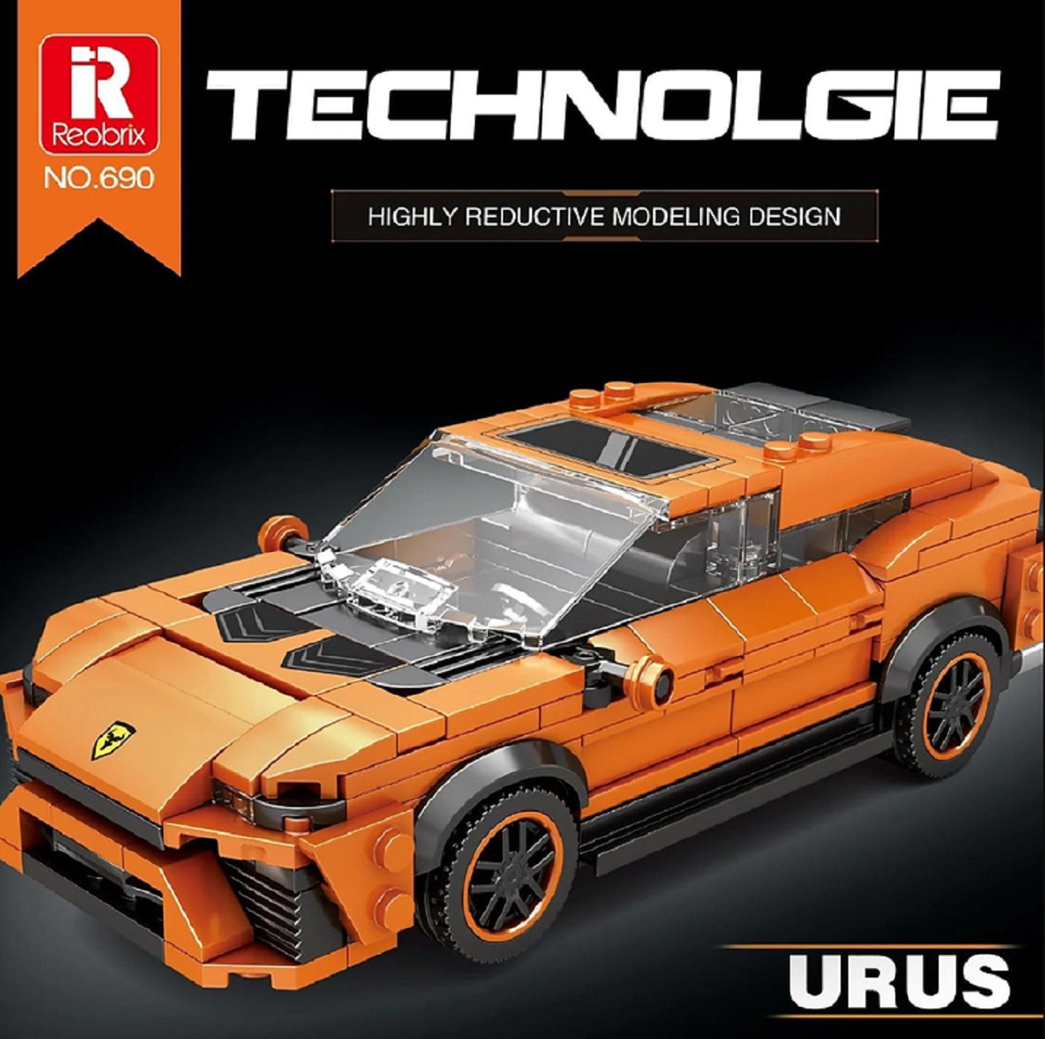 Reobrix 690 Super-SUV Speed Champion Konstruktions-Spielset, (408 St) – Bild 2 von 5