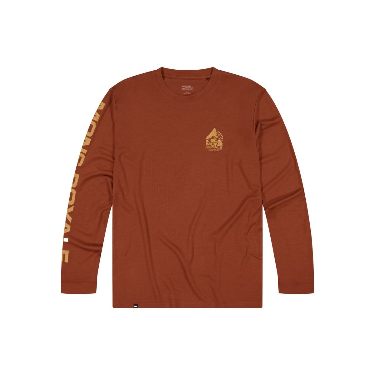 Mons Royale Funktionsshirt Icon Merino Classic Long Sleeve Vielseitiges Long Sleeve aus Merino, das Temperatur reguliert und