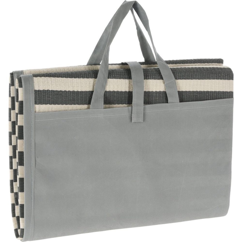 Koopmann Gartengerätehalter Bodenmatte Camping - gestreift - ca. 150 x 210 cm - 1 Stück