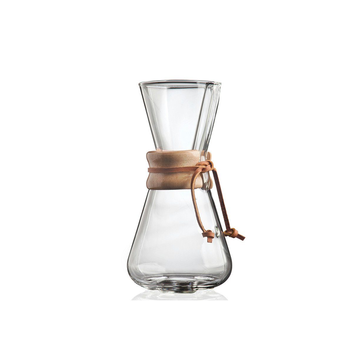 Chemex Kaffeebereiter, 0,47l Kaffeekanne, für 1-3 Tassen