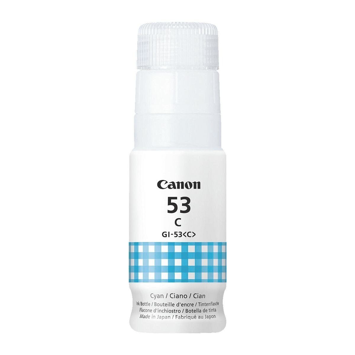 Canon GI-53 C Tintenpatrone (60 ml, cyan) Original Tintenflasche