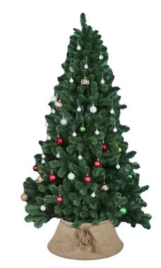 COIL Weihnachtsbaumdecke Weihnachtsbaumabdeckung, Weihnachtsbaumrock, Weihnachtsbaumständer, Jute