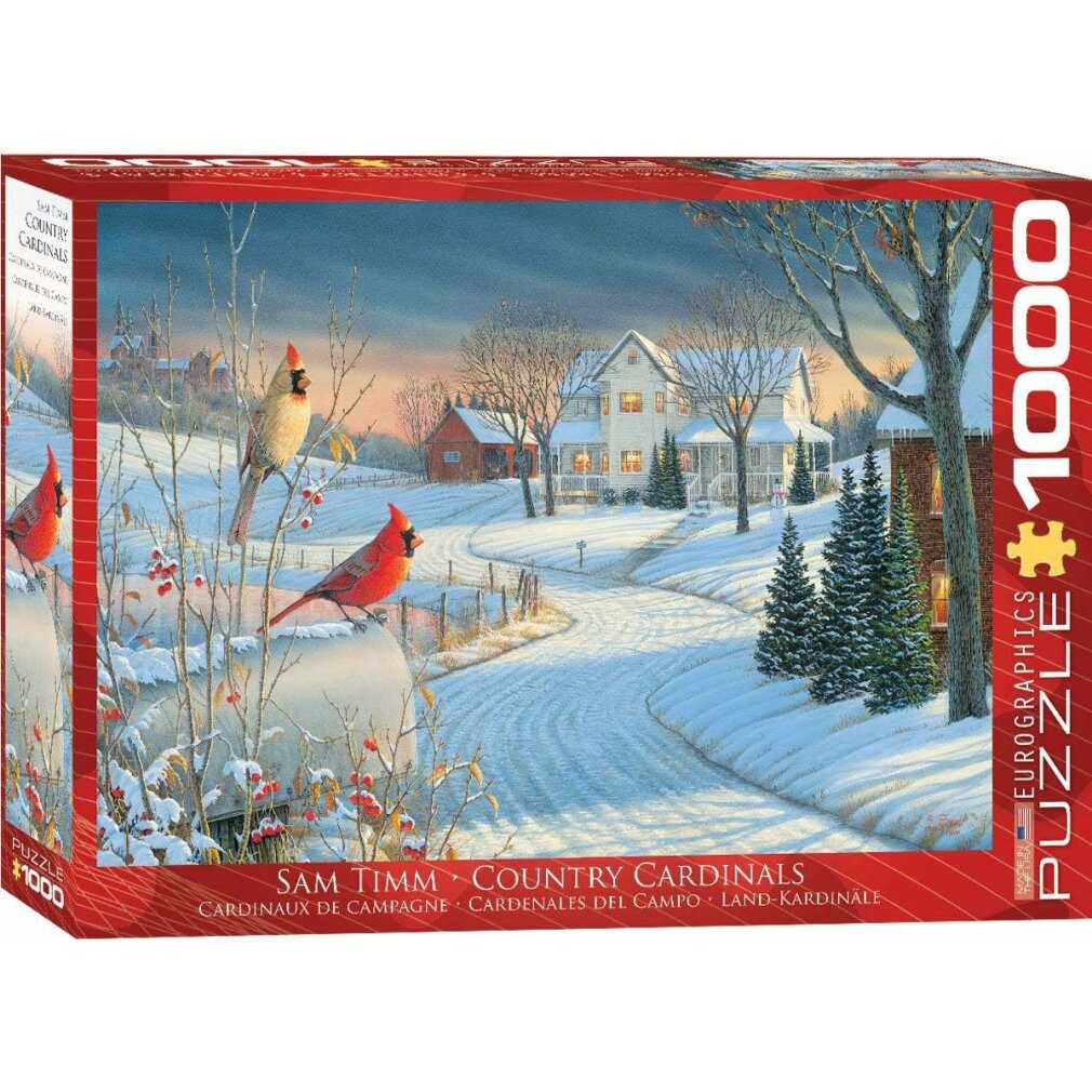 Puzzle Landkardinäle von Sam Timm 1000 Teile Puzzle