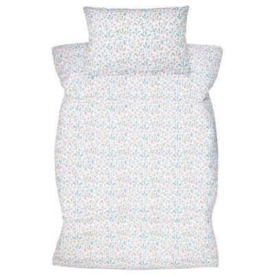 Bettwäsche 2-teilig, Bettbezug 100 x 135 cm, Kopfkissenbezug 40 x 60 cm, Amilian, 100% Baumwolle