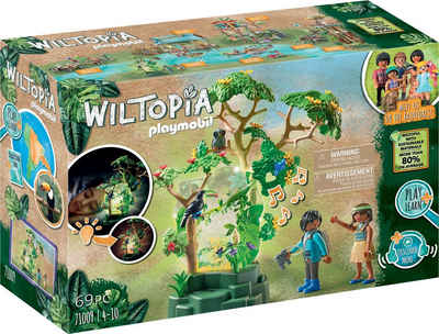 Playmobil® Konstruktions-Spielset Wiltopia - Nachtlicht Regenwald (71009), Wiltopia, (69 St), teilweise aus recyceltem Material; Made in Europe