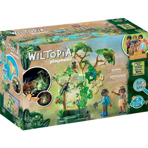 Playmobil® Konstruktions-Spielset Wiltopia - Nachtlicht Regenwald (71009), Wiltopia, (69 St), teilweise aus recyceltem Material; Made in Europe
