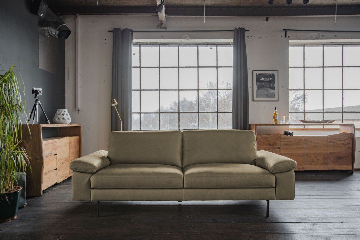 KAWOLA Sofa »ELVIRA«, Ledersofa verschiedene Größen u. Farben online kaufen  | OTTO