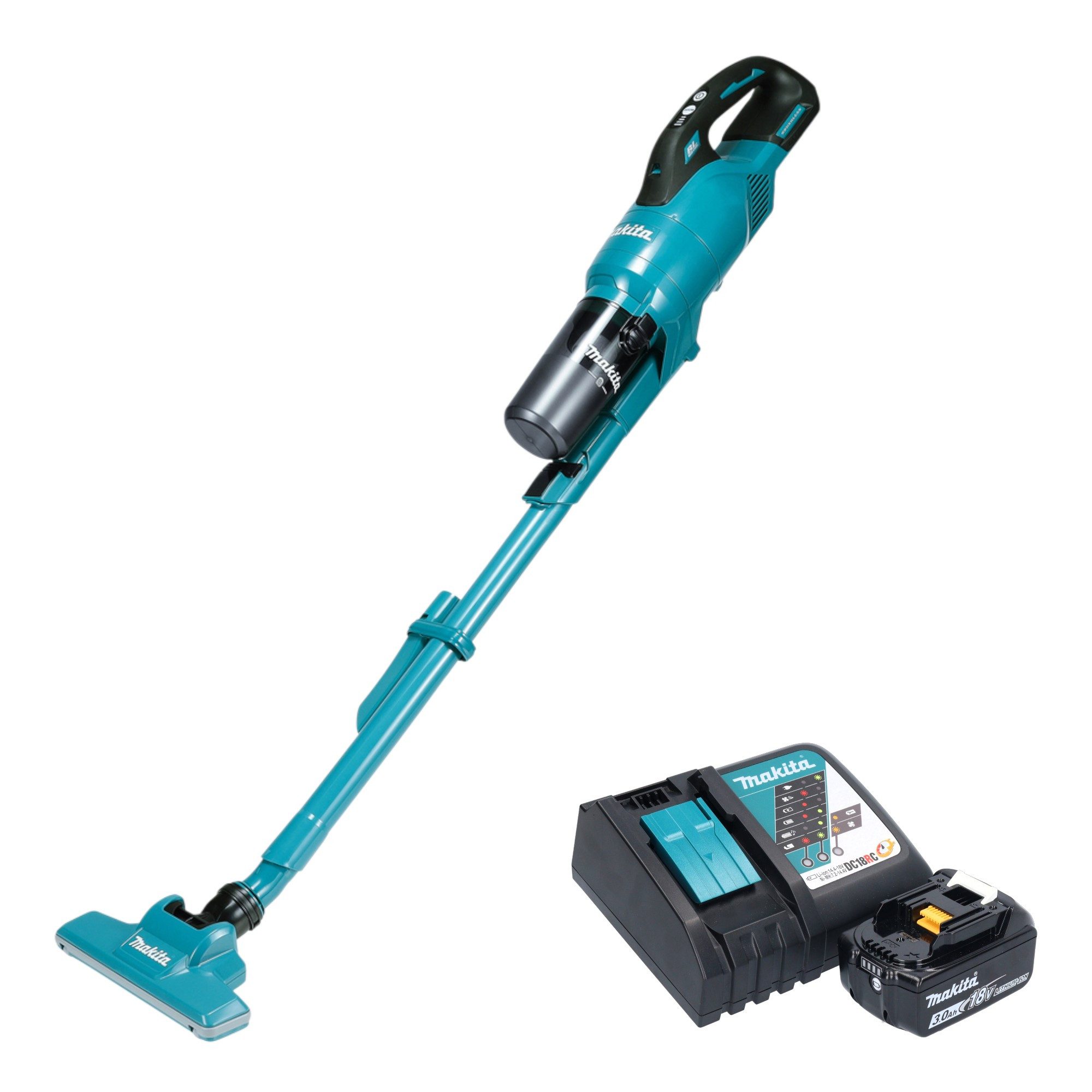 Makita Akku-Handstaubsauger DCL 286 FRF Akku Пылесосы 18 V 0,25 l + 1x Akku 3,0 Ah + Ladegerät