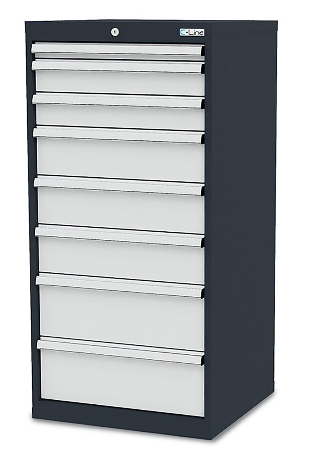 Simplaflex Werkzeugschrank Simplaflex Schubladenschrank, 8 Schubladen, BxTxH 600x575x1220 mm