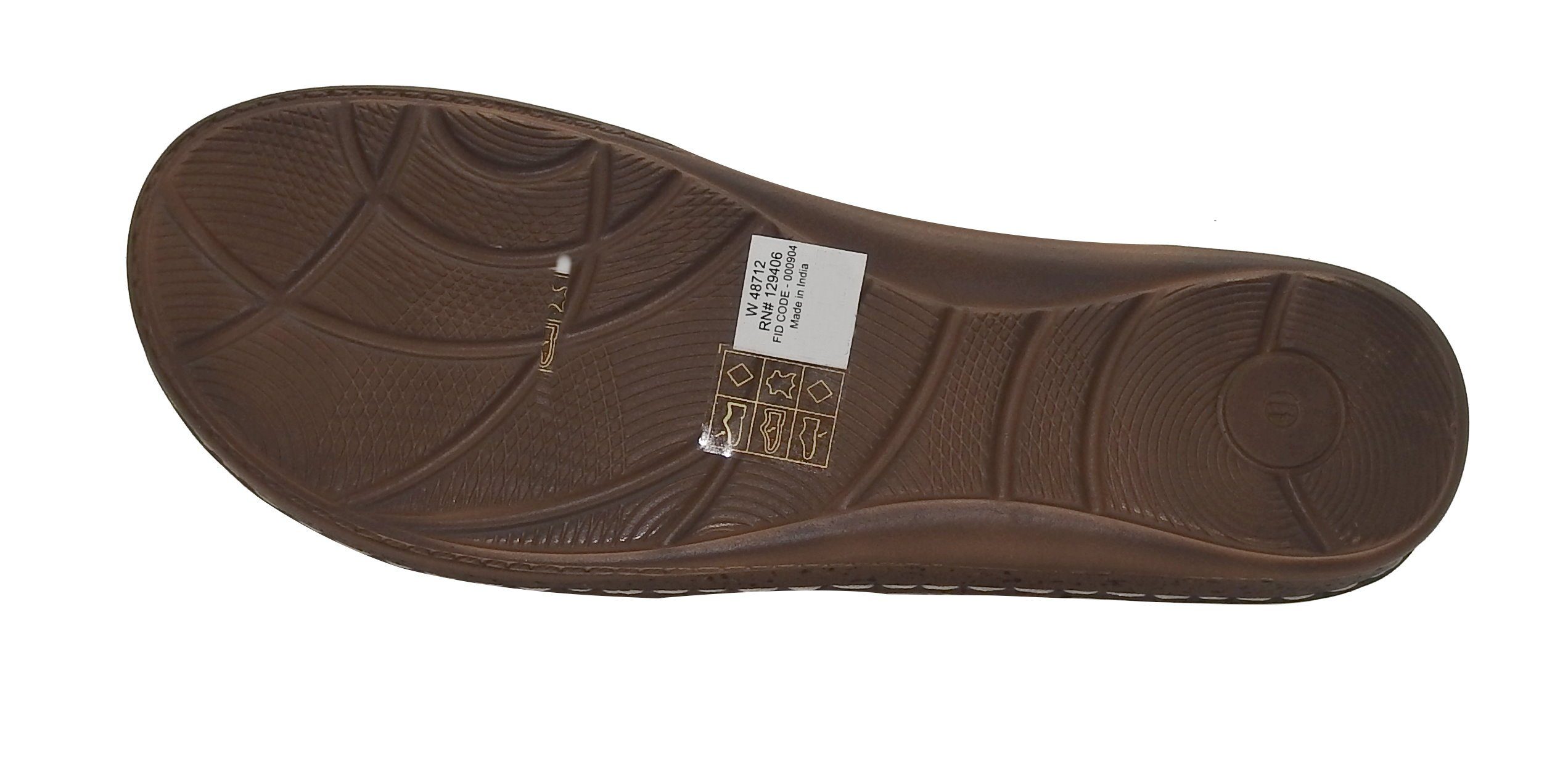 Braun dynamic24 Sandale gepolstert Ledersohle airsoft Damen Schuhe Sommer Pantolette Sandalette