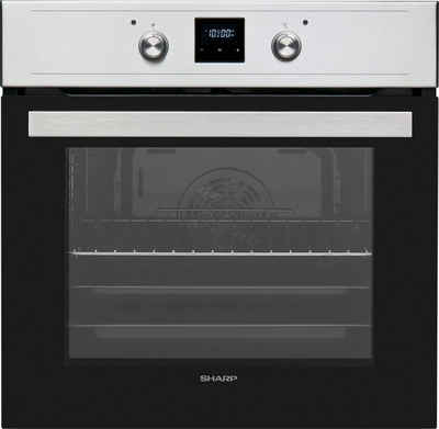 Sharp Backofen K-60DX19IM0-EU, mit Teleskopauszug nachrüstbar, EasyClean®