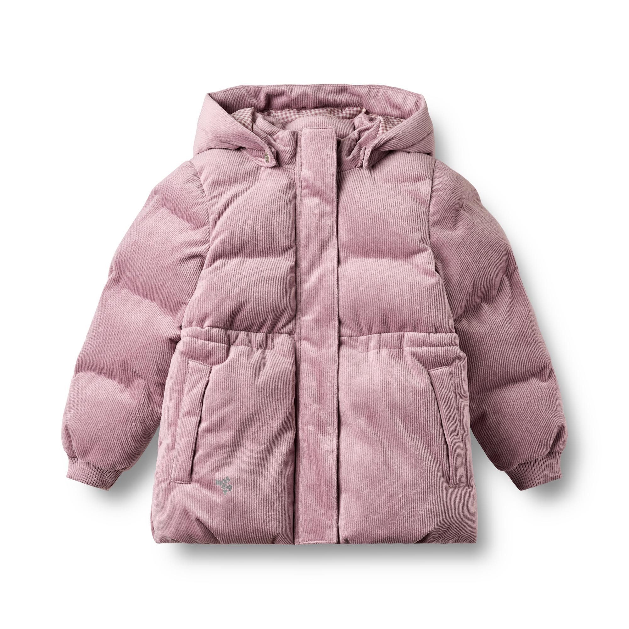 WHEAT Steppjacke Puffer jacket Eli Cord, wasserabweisend, abnehmbare Kapuze und elastischer Bund