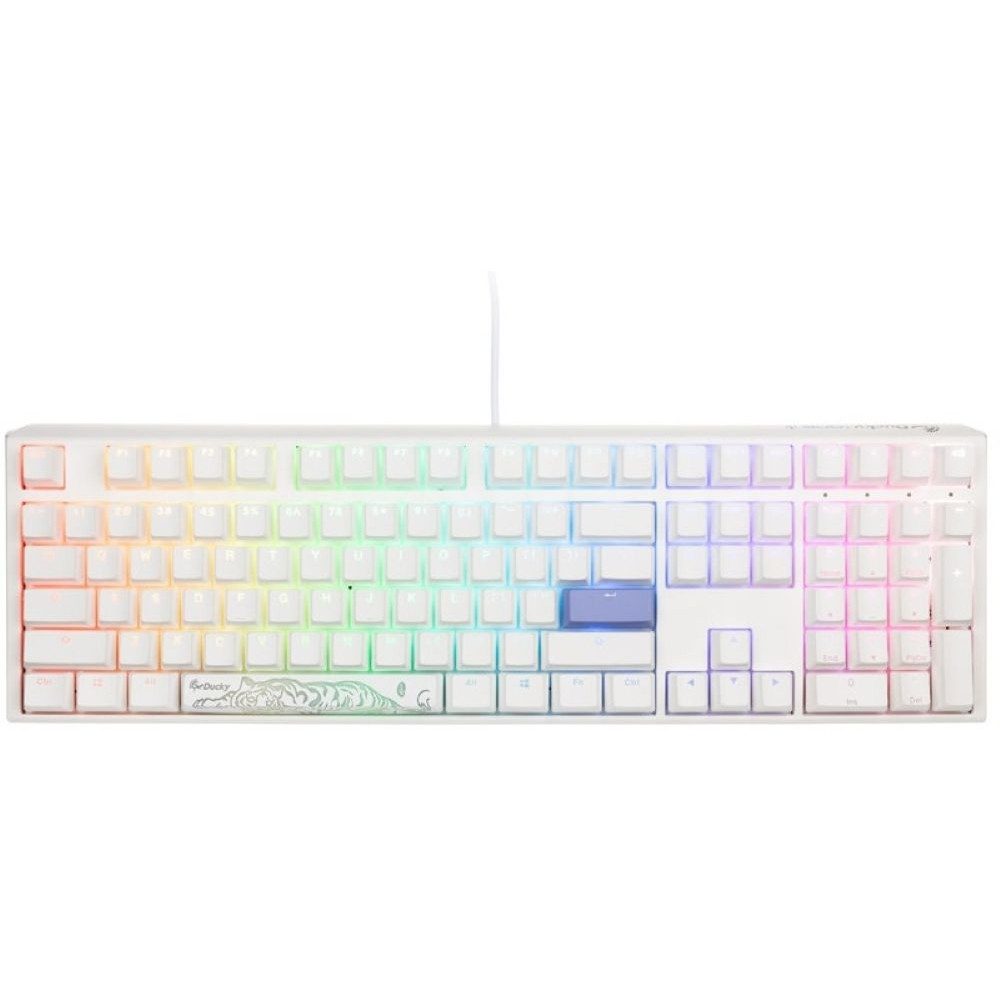 Ducky One 3 Classic MX-Blue US-Layout - Gaming Tastatur - pure white Gaming-Tastatur