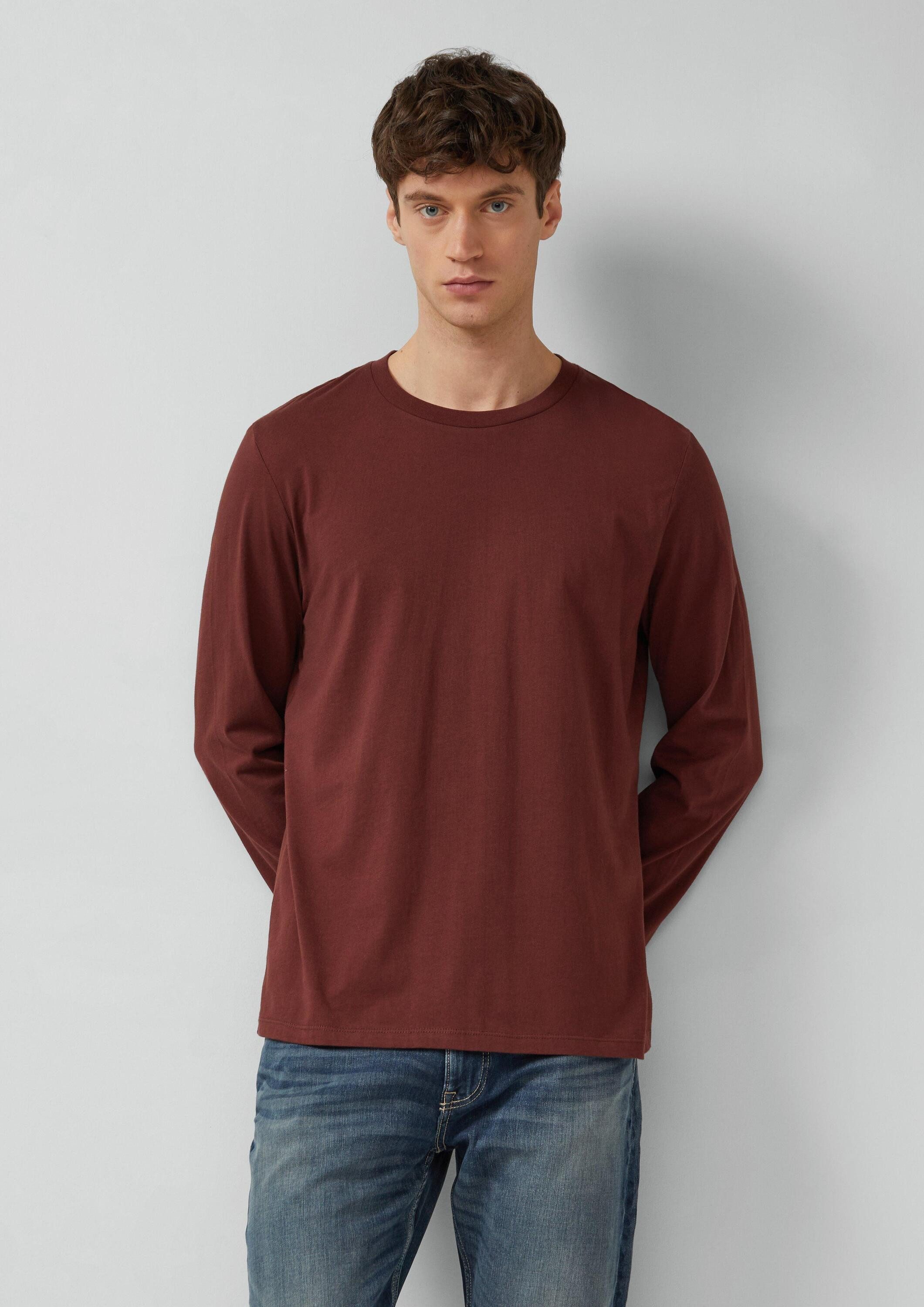 s.Oliver Langarmshirt T-Shirt Weiches Langarmshirt aus Baumwolle günstig online kaufen