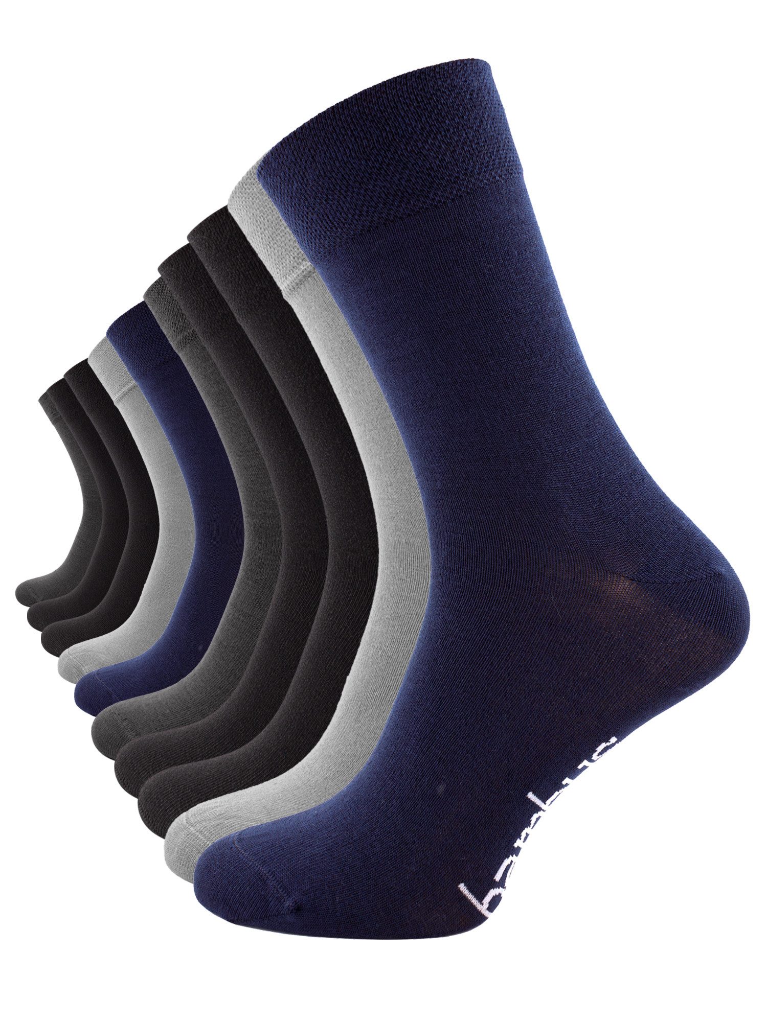Cotton Prime® Socken Bambussocken ohne Gummibund (10-Paar) weich und atmungsaktiv durch Viskose