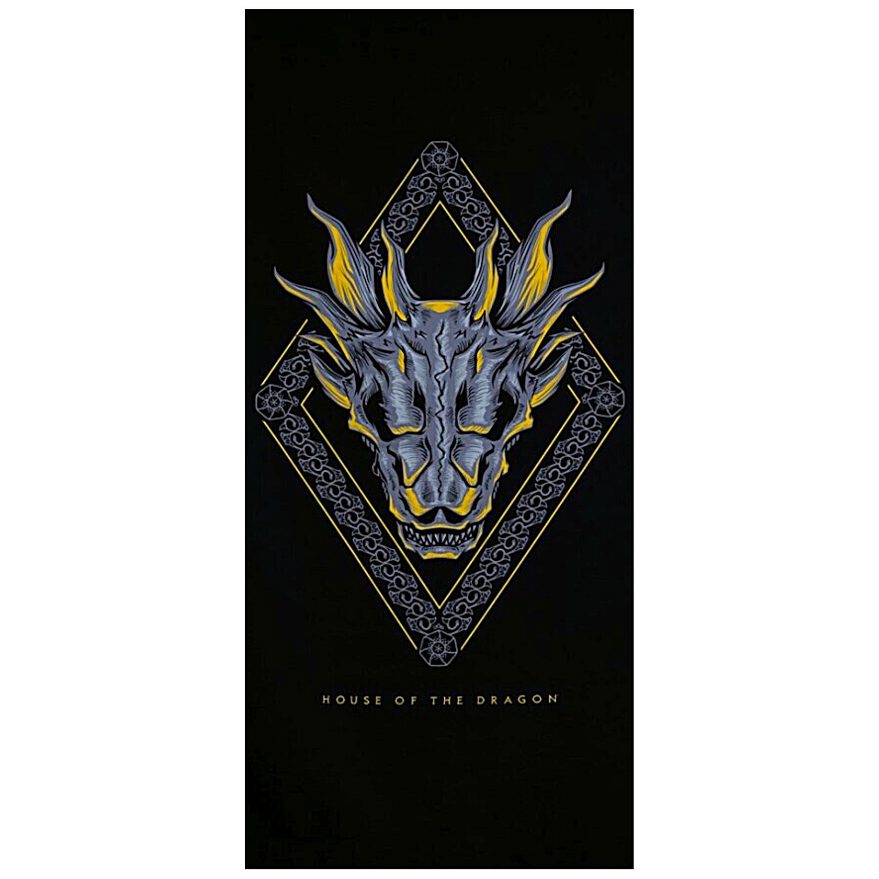 Game of Thrones Badetuch House of the Dragon, Mikrofaser, Strandtuch 70 x 1 günstig online kaufen