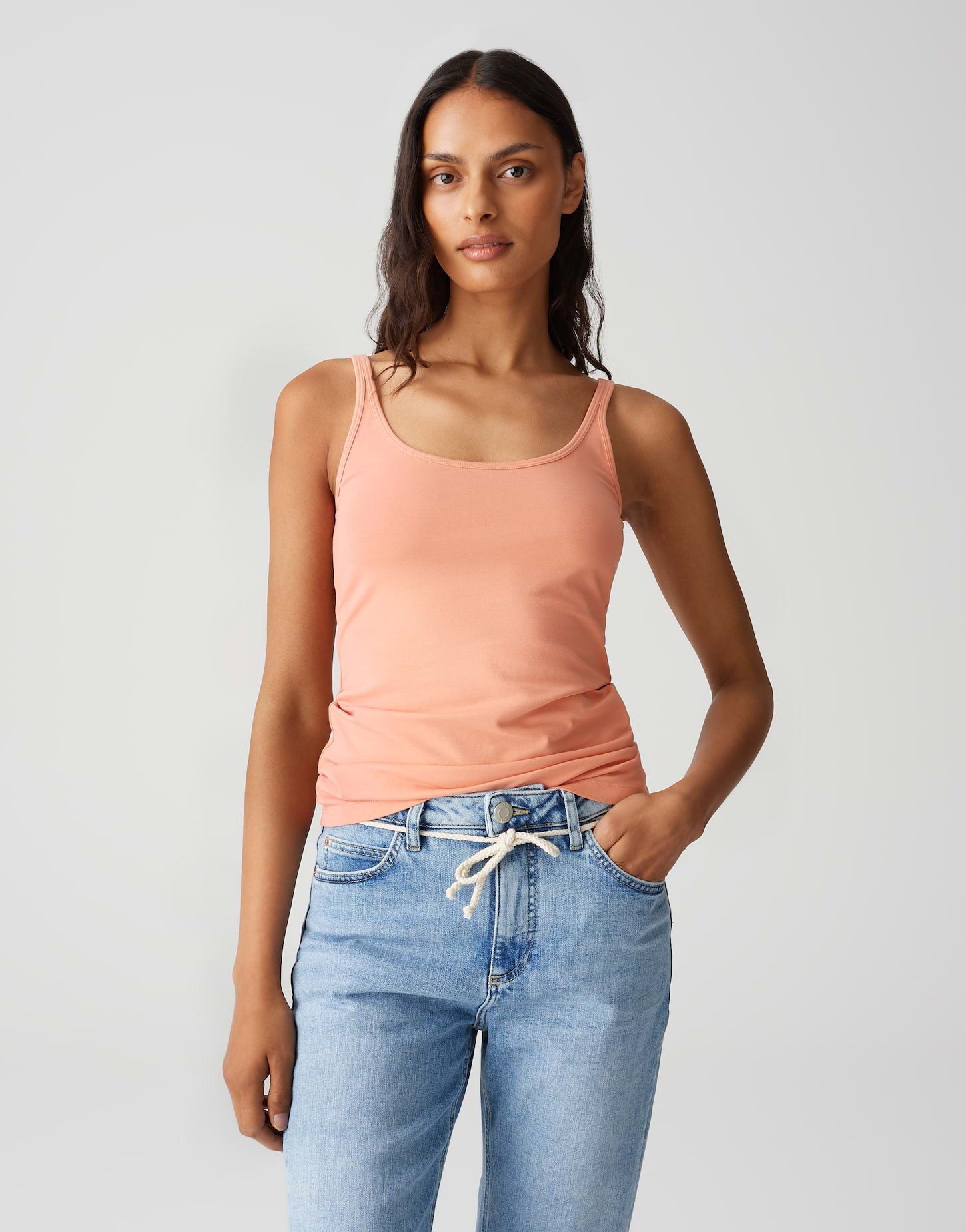 Trägertop Trägertop INA Slim aus stretchigem BCI Cotton Mix