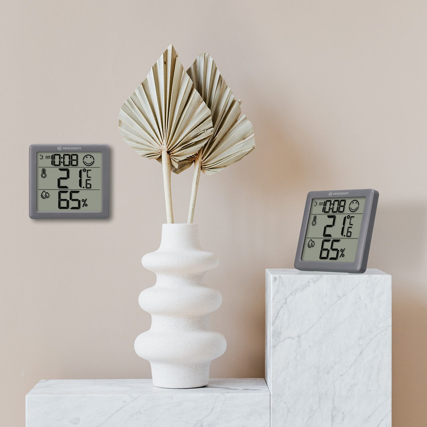 BRESSER Hygrometer BRESSER Climate Smile Thermo-Hygrometer 2er-Set – Bild 5 von 5