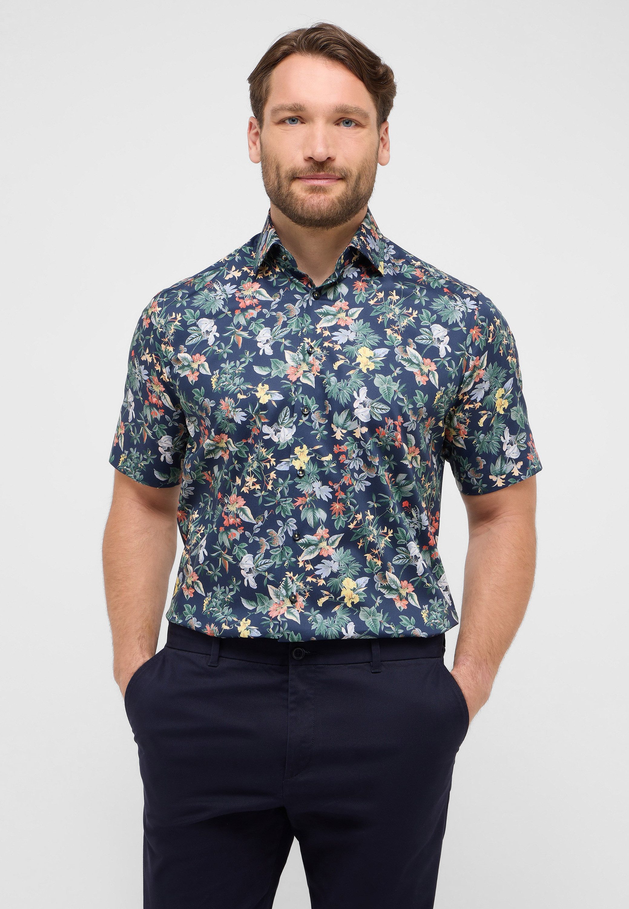 Eterna Kurzarmhemd COMFORT FIT NON IRON günstig online kaufen