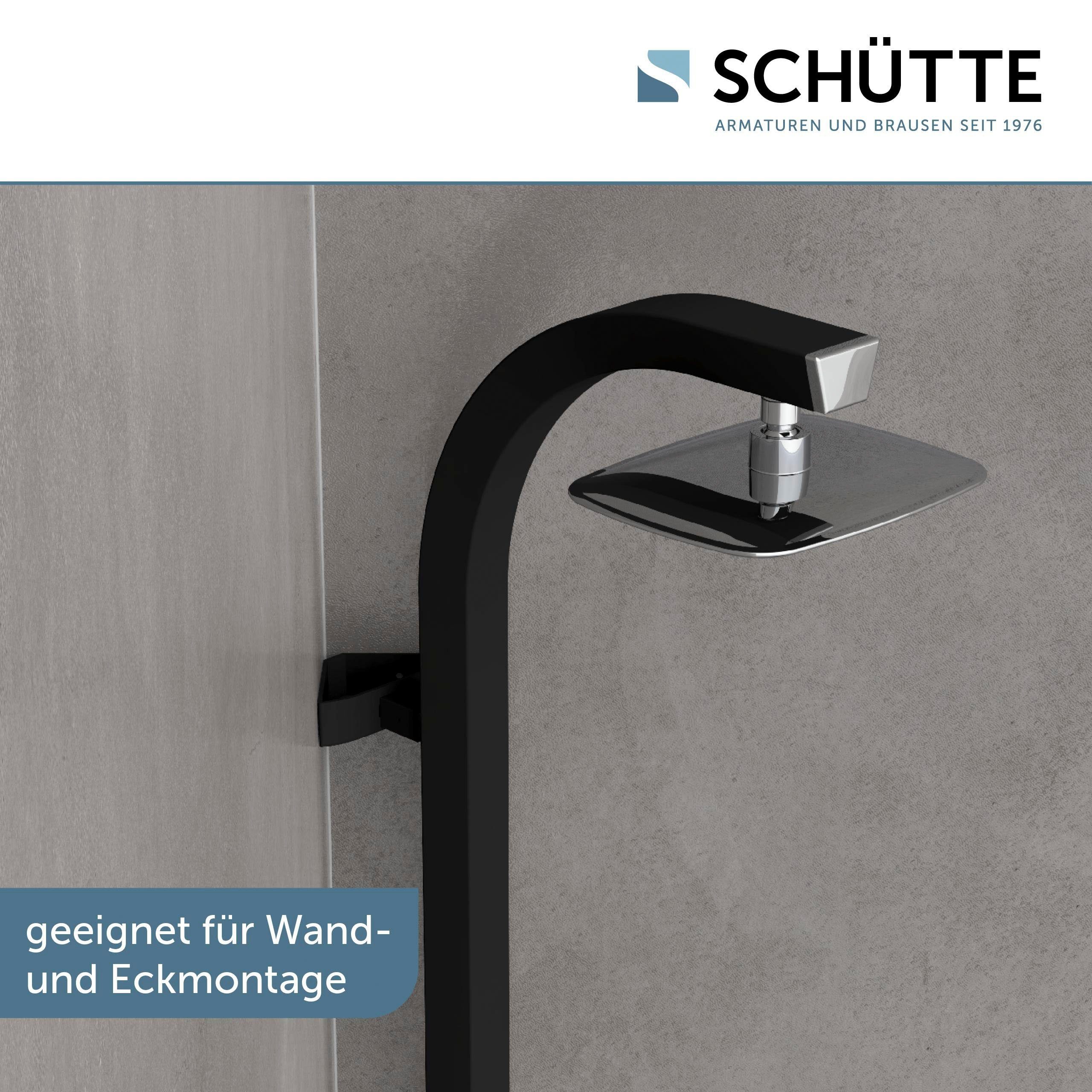 Schütte Brausegarnitur MADAGASKAR, Höhe 123 cm, Set, inkl. Wasserspardichtung, Antikalk, abnehmbare Seifenschale