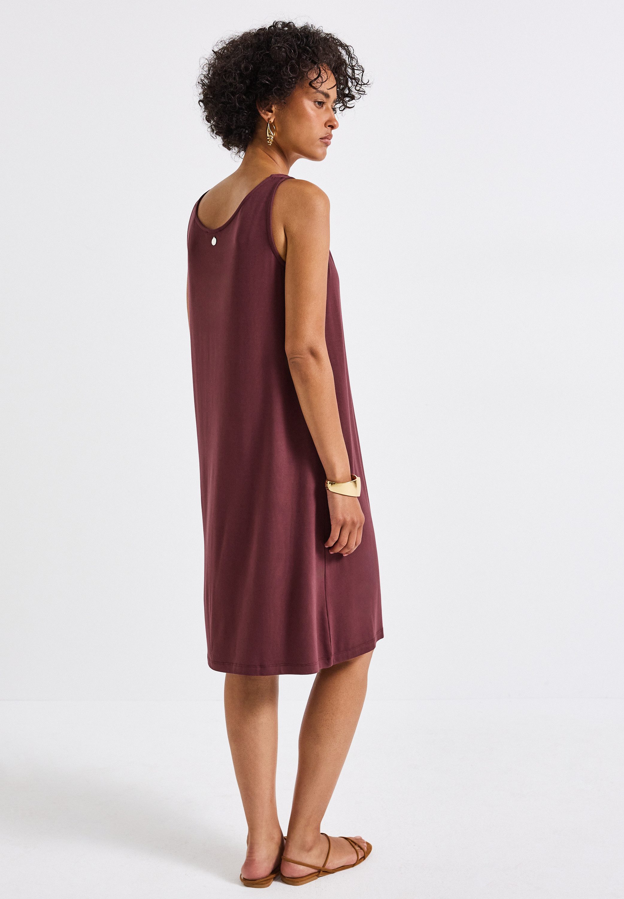 STREET ONE Jerseykleid Ohne Taschen in Unifarbe günstig online kaufen