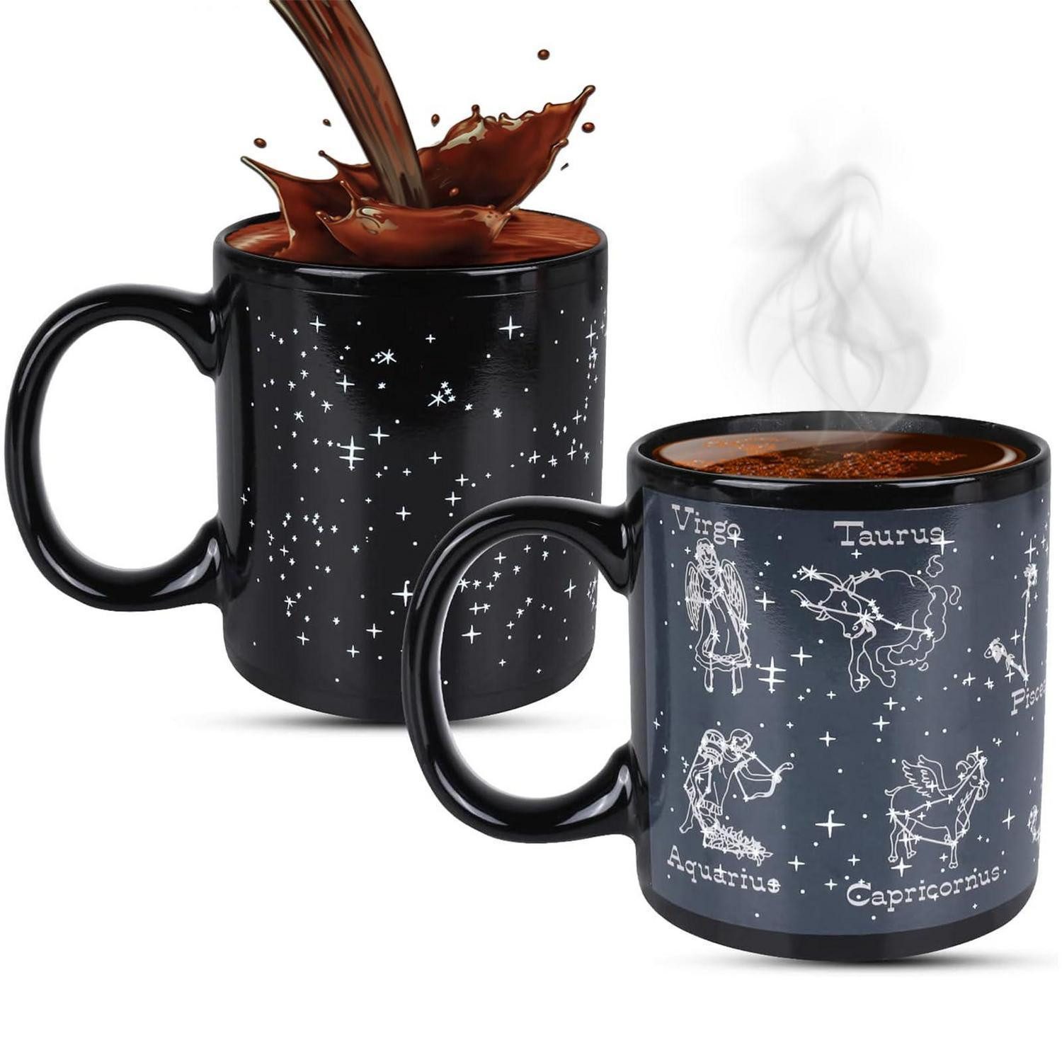 LuxusKollektion Tasse Farbwechselbecher Sternbild 330ml, Keramik
